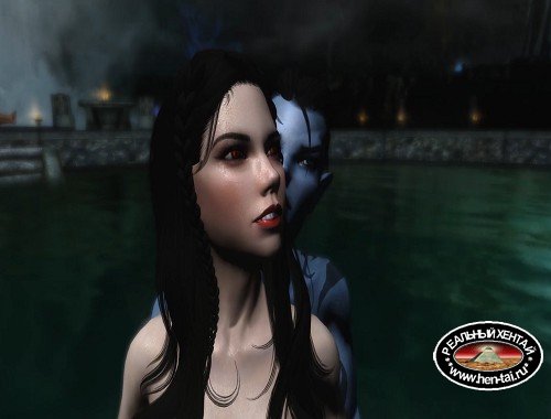 Serana with a Dark Elf Rogue