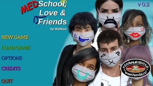Medschool, Love and Friends [v.0.6] [2020/PC/ENG/RUS] Uncen