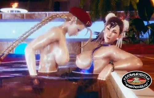 Futa - Street Fighter - Cammy fucks Chun Li