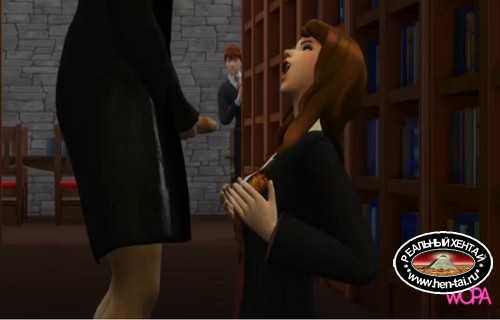 Hermione has sex with Viktor Krum in front of Ron - Yule Ball with lots of sex